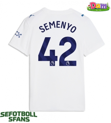 Manchester City Antoine Semenyo #42 Tredje Tröja Kvinnor 2026-27 Kortärmad